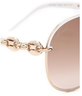 Thumbnail for your product : Gucci Metal Aviator Sunglasses
