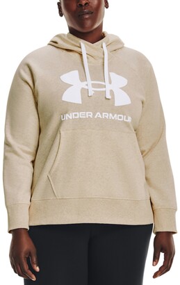 under armour plus size moletom com capuz