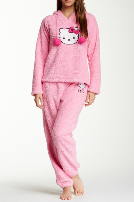 Hello Kitty Fluffy Cutie Pj Set Shopstyle Pyjamas