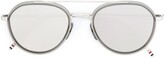 Thumbnail for your product : Thom Browne Eyewear Round-Frame Sunglasses