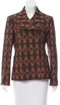 Thumbnail for your product : Miu Miu Patterned Wool Jacket