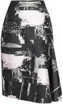 Thumbnail for your product : Josh Goot Side-Flounce Jacquard Skirt
