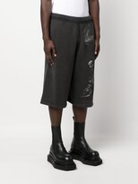 Thumbnail for your product : Off-White Saint Matthew-print track shorts