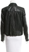 Thumbnail for your product : Diane von Furstenberg Leather Meringue Jacket