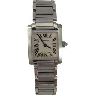 Cartier Tank Francaise Silver Steel Watches