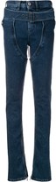 Thumbnail for your product : Diesel Red Tag Buckle-Detail Skinny Jeans