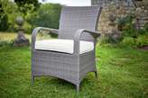 Thumbnail for your product : Seychelles Argos Home 6 Seater Rattan Effect Patio Set -Grey
