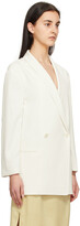 Thumbnail for your product : Blossom Off-White Bird Shawl Collar Blazer