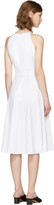 Thumbnail for your product : Rosetta Getty White Poplin Halter Dress