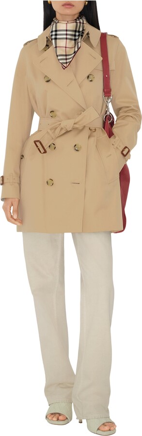 Burberry Short Kensington Heritage Trench Coat