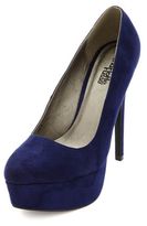 Thumbnail for your product : Charlotte Russe Almond Toe Platform Pumps