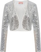 silver bolero jacket