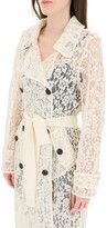 Thumbnail for your product : Self-Portrait LACE TRENCH COAT 10 Beige Cotton