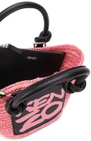 Thumbnail for your product : Kenzo Small Straw Logo Tote Bag