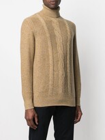 Thumbnail for your product : Loro Piana Cable-Knit Roll-Neck Cashmere Jumper