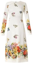 Thumbnail for your product : Dolce & Gabbana Floral-print silk dress