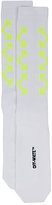 Thumbnail for your product : Off-White Men's Arrow-Pattern Mid-Calf Socks