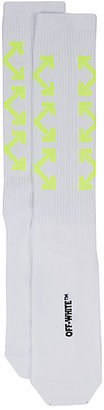 Off-White Men's Arrow-Pattern Mid-Calf Socks