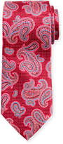 Thumbnail for your product : Canali Printed Paisley Silk Tie, Red