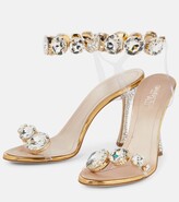 Thumbnail for your product : Giambattista Valli Diamond Clash embellished sandals