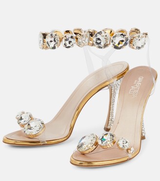Giambattista Valli Diamond Clash embellished sandals