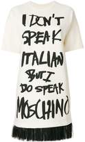Thumbnail for your product : Moschino slogan T-shirt dress
