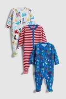 Thumbnail for your product : Next Boys Alphabet/Character Sleepsuits Three Pack (0mths-2yrs)