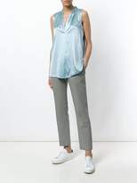 Thumbnail for your product : Emporio Armani pleated neck blouse