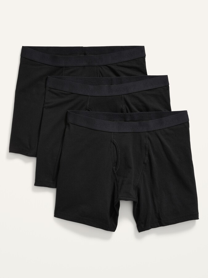 Old Navy Soft-Washed Boxer Shorts 5-Pack for Men -- 3.75-inch