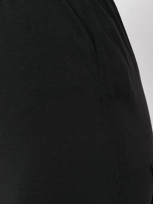 Rick Owens Lilies jersey long asymmetric skirt