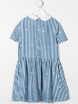 Thumbnail for your product : Gucci Children Striped Logo-Print Dress