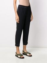 Thumbnail for your product : Marni Contrast-Trim Cropped Trousers
