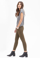 Thumbnail for your product : Forever 21 Forever21 Mid-Rise - Skinny Khaki Pants