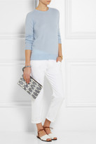 Thumbnail for your product : Michael Kors Miranda watersnake clutch