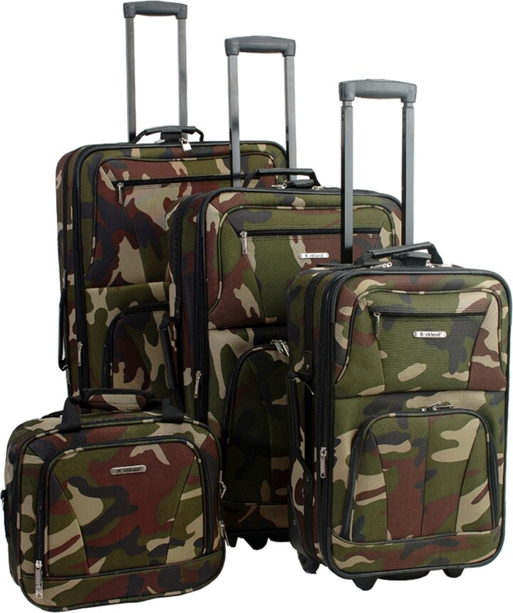 W9238 Rockland Luggage Journey 4 Piece Softside Expandable Luggage Set, F32  Auction