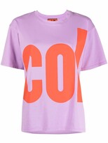 Thumbnail for your product : colville logo-print cotton T-shirt