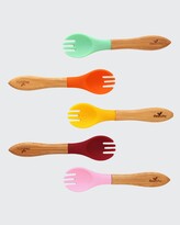 Thumbnail for your product : Avanchy Baby's Bamboo & Silicone Training Forks, Set of 5