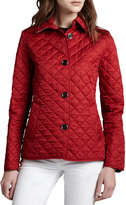 Thumbnail for your product : Burberry Copford Quilted Button Jacket, Red