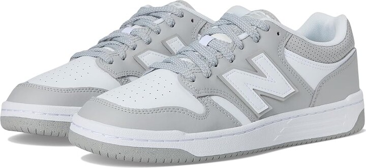 New Balance Classics 480 Men's Shoes Grey/White : 9 D - Medium, Suede
