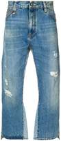 Thumbnail for your product : R 13 distressed loose fit jeans