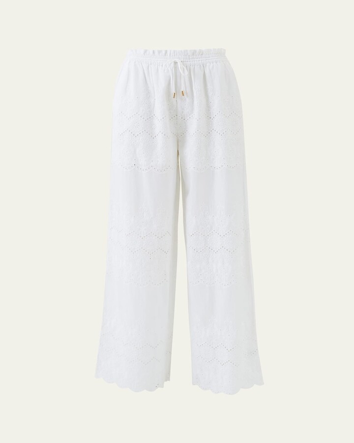 Immy Eyelet Drawstring Trousers