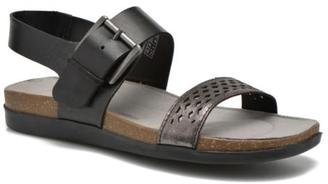 Cobb Hill Women's Rockport Romilly Buckled Sandals In Black - Size Uk 4 / Eu 37