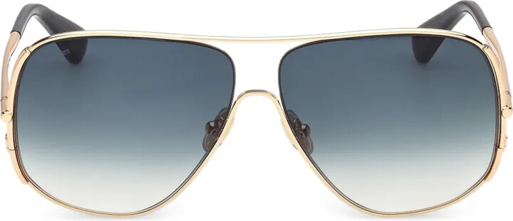 Max Mara Eyewear Pilot-Frame Sunglasses