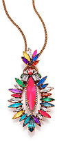 Thumbnail for your product : Erickson Beamon Telepathic Crystal Marquis Long Pendant Necklace