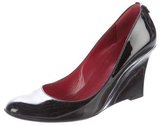 Thumbnail for your product : Gucci Patent Leather GG Wedges