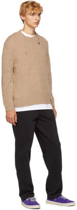 Kenzo Tan Alpaca Crewneck Sweater