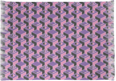 East Urban Home Skyscrapers Pink/Purple Area Rug