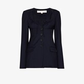 Thumbnail for your product : By Any Other Name Tie Neck Pinstripe Wool Blazer