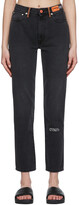 Thumbnail for your product : Heron Preston Black CTNMB STRASS Jeans
