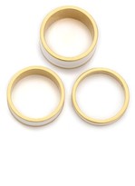 Thumbnail for your product : ONE by Tuleste Enamel Stacking Rings